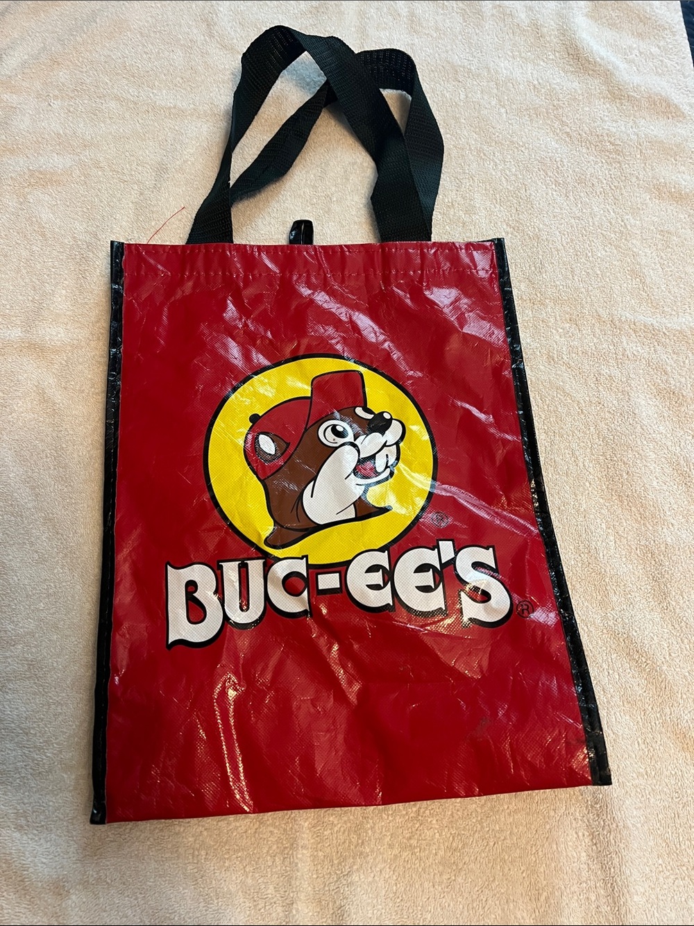 Buc-ee's Red Logo Tote Bag